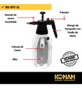 Pulverizador Manual 1.5 Lts Konan Dengue Insectos Jardin