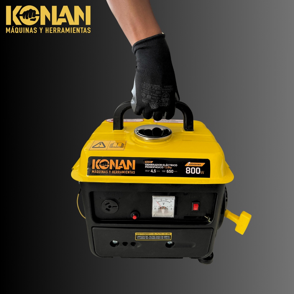 Generador Portatil Grupo Electrogeno Konan 800w 2hp 2t 220v