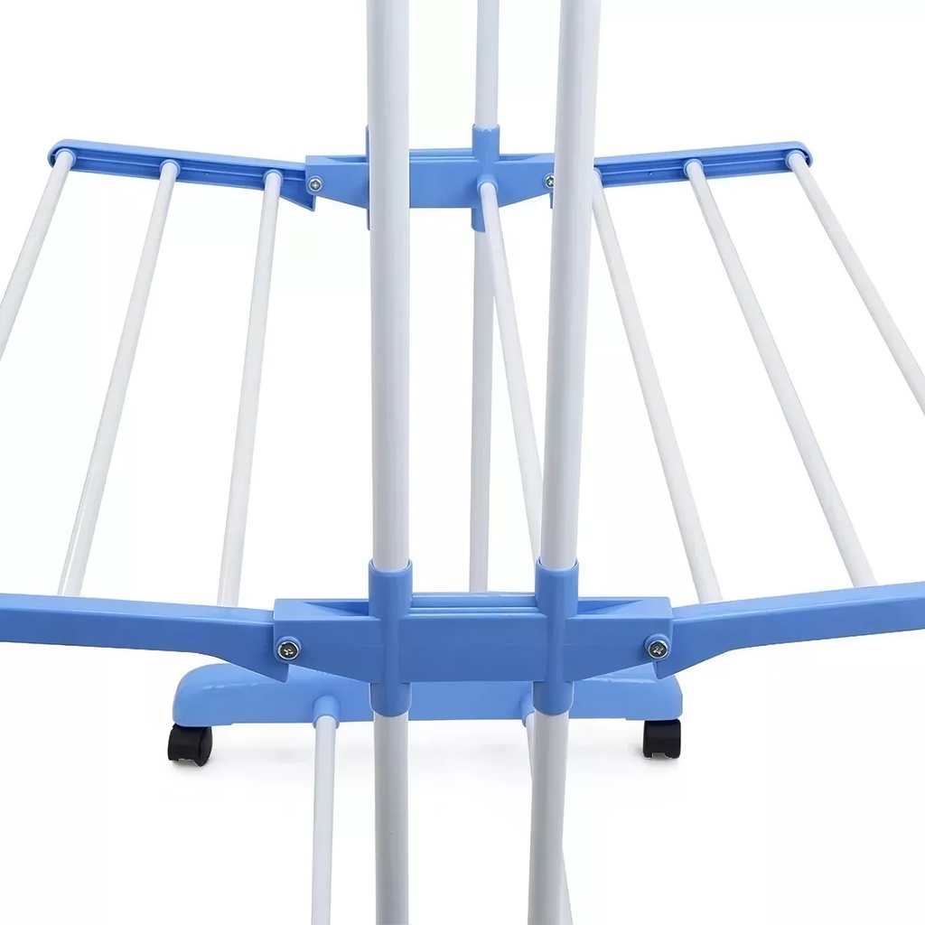 Tender Vertical 3 Niveles De Pie Vitta Celeste Plegable