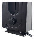 Tostadora Electrica Vitta 900w 2 Panes 6 Niveles Full Negra