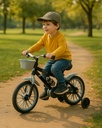 Bicicleta Rodado 12 Ruedas Goma Fiat 500 Con Cantimplora