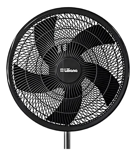 Ventilador De Pie Liliana 16 Vvp16p Aspas Negras 5