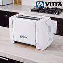 Tostadora Eléctrica Vitta 2 Panes 6 Niveles Tostado 800W Bco