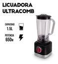 Licuadora Ultracomb Lc-2007 1.5 L Negra.