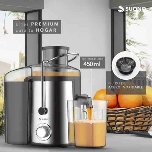 Extractor Exprimidor De Jugo Eléctrico Suono 500w 750 Ml