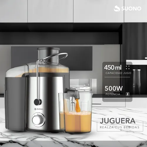 Extractor Exprimidor De Jugo Eléctrico Suono 500w 750 Ml