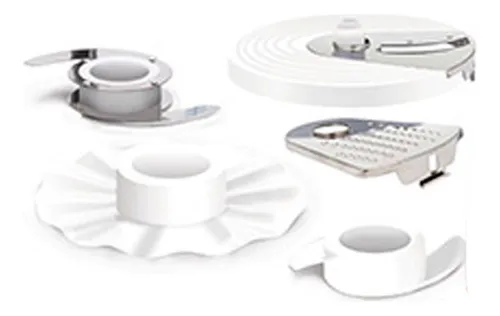 Multiprocesadora BKF BF-FP805 800W 5 Funciones Blanca Y Roja