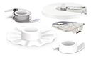 Multiprocesadora BKF BF-FP805 800W 5 Funciones Blanca Y Roja