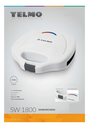 Sandwichera Yelmo SW1800 4 Porciones 700 Watts Antiadherente