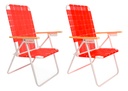 Set X2 Reposera 5 Posiciones Descansar Apoyabrazos Madera