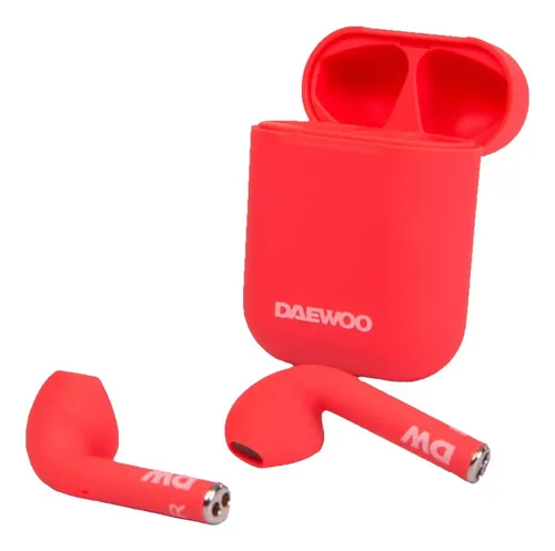 Auricular Inalámbrico Bluetooth Tws Daewoo Prix Red Dw-pr43