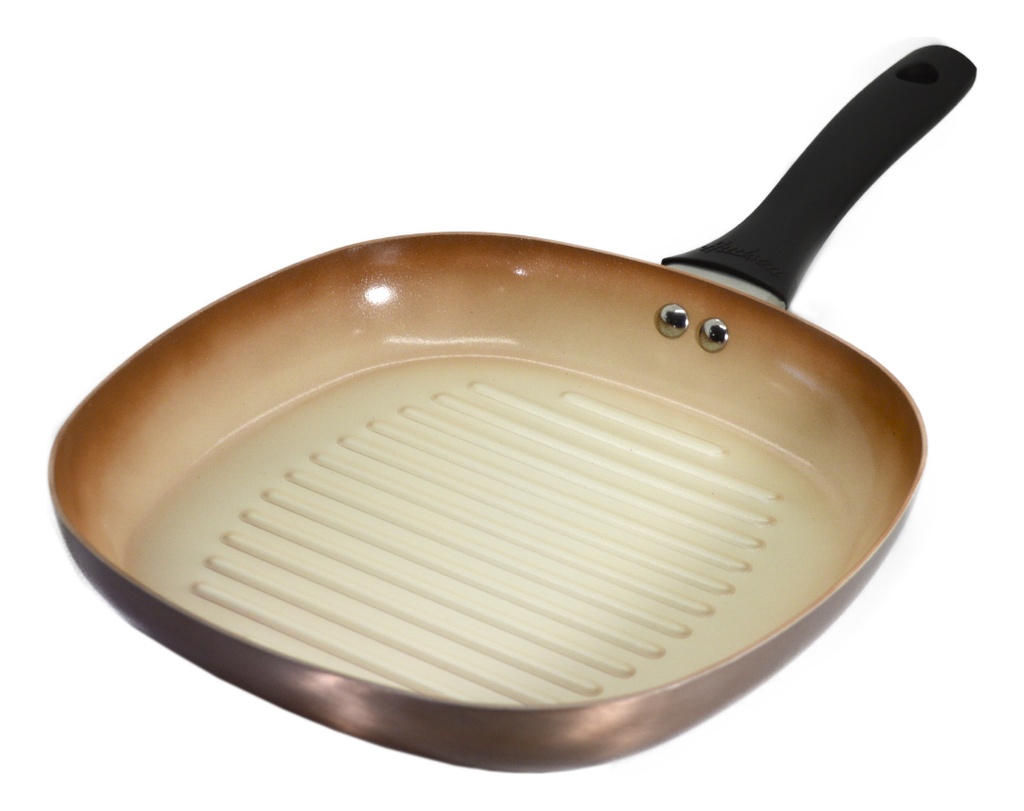 Bifera Ceramica 26 Cm Antiadherente Ceramico Hudson Cobre