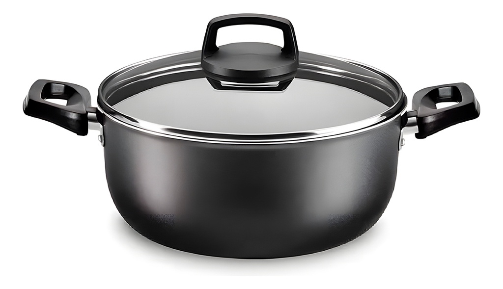 Batería Cocina Olla Cacerola Aluminio Teflón Safira 5p Mta