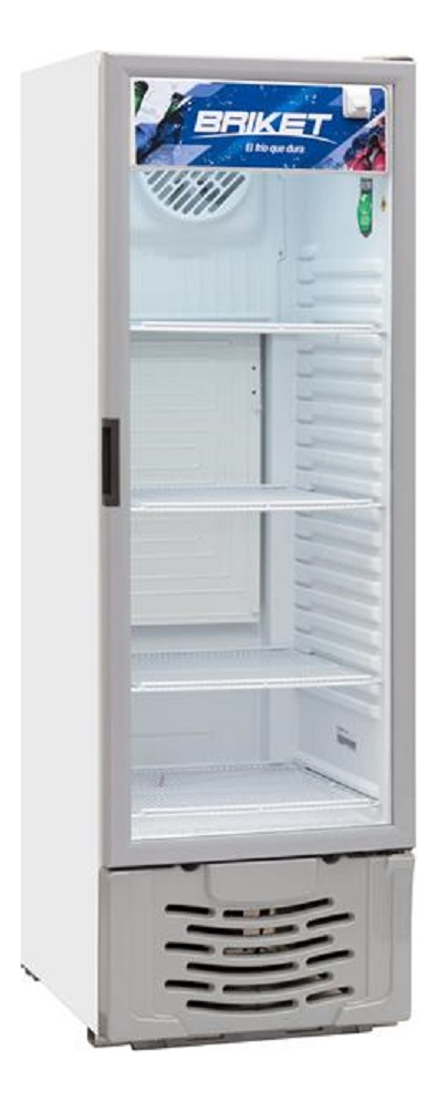 Heladera Exhibidora Briket M3000 293 L Color Blanco