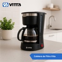 Cafetera De Filtro Semi-auto Vitta 6 Tazas Caf-cm08000t001
