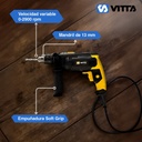 Taladro Percutor Vitta 13 Mm 750w Velocidad Variable Reversa