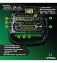 Torre De Sonido Parlante Ultrom Cancun 12000w Bluetooth Negro 