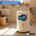 Lavarropas Semiautomático Superior 10 Kg 6 Programas Vitta