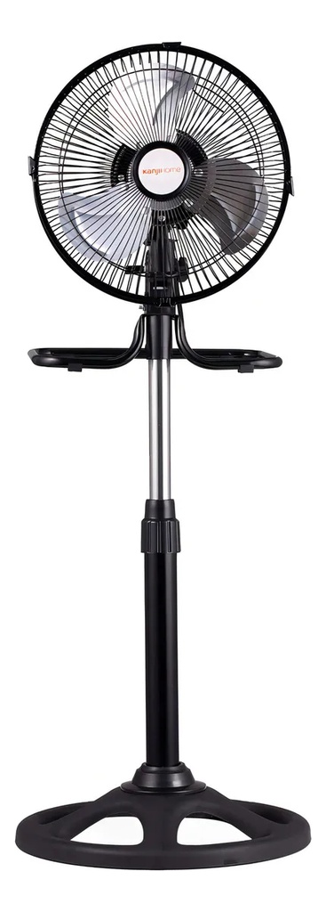 Ventilador Kanjihome 10 3 En 1 65w 3 Velocidades Kjh-fh1306 25.4 Cm Negro Metalicas Metalicas 