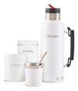 Termo Eléctrico Vitta 1 Litro 2 En 1 Azucarera + Yerbera 