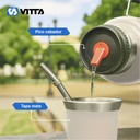 Termo Eléctrico Vitta 1 Litro 2 En 1 Azucarera + Yerbera 