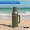 Termo Eléctrico Vitta 1 Litro 2 En 1 Azucarera + Yerbera 