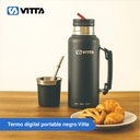 Termo Eléctrico Vitta 1 Litro 2 En 1 Azucarera + Yerbera 