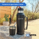 Termo Eléctrico Vitta 1 Litro 2 En 1 Azucarera + Yerbera 