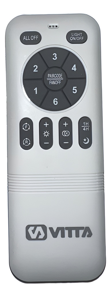 Combo X2 Ventiladores Vitta De Techo Retractil C/luz 6vel Blanco 