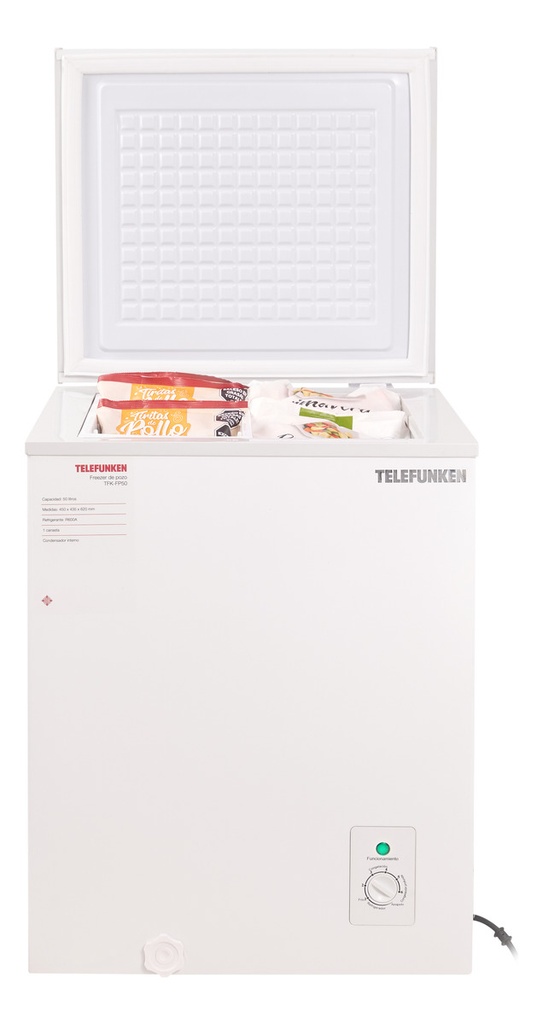 Freezer De Pozo Tfk-fp50 50 Litros Telefunken Color Blanco 