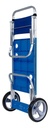 Carrito Mesa Plegable Mor 2495 Porta Sillas Aluminio Color Azul 