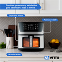 Freidora De Aire Vitta 8 Litros 1700W Digital 12 Funciones