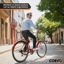 Bicicleta Playera R27 Corvo Color Rojo 27" 