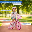 Bicicleta Rodado 12 Ruedas Goma Fiat 500 Con Cantimplora 