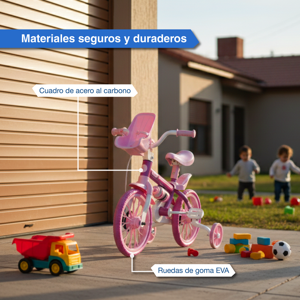 Bicicleta Rodado 12 Ruedas Goma Fiat 500 Con Cantimplora 