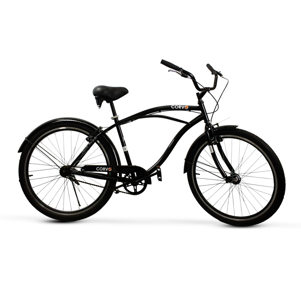 Bicicleta Playera R27 Corvo Color Negro 27" 