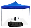 Gazebo Reforzado 3x3 Mts Plegable Autoarmable Microsonic color Azul 