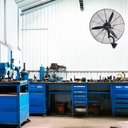 Ventilador Industrial 30'' Vitta 2 En 1 Pie/ Pared 3 Aspas Negro