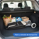 Changuito De Compras Reforzado 35 L Plegable Negro