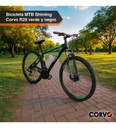 Bicicleta Mountain Bike Corvo R29 21v Negro/Verde