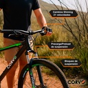 Bicicleta Mountain Bike Corvo R29 21v Negro/Verde