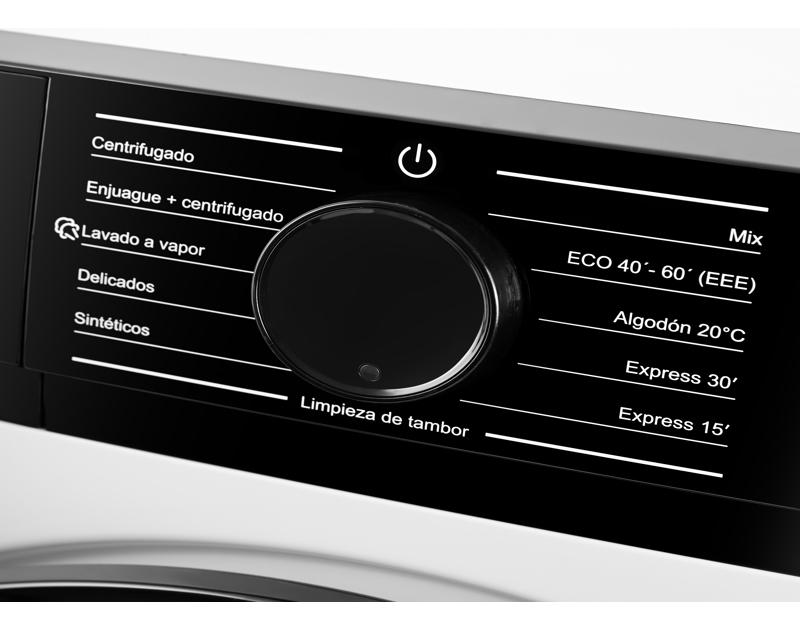 Lavarropas Kanji Kjh-wmcfwt8k 8kg Inverter Frontal Blanco 