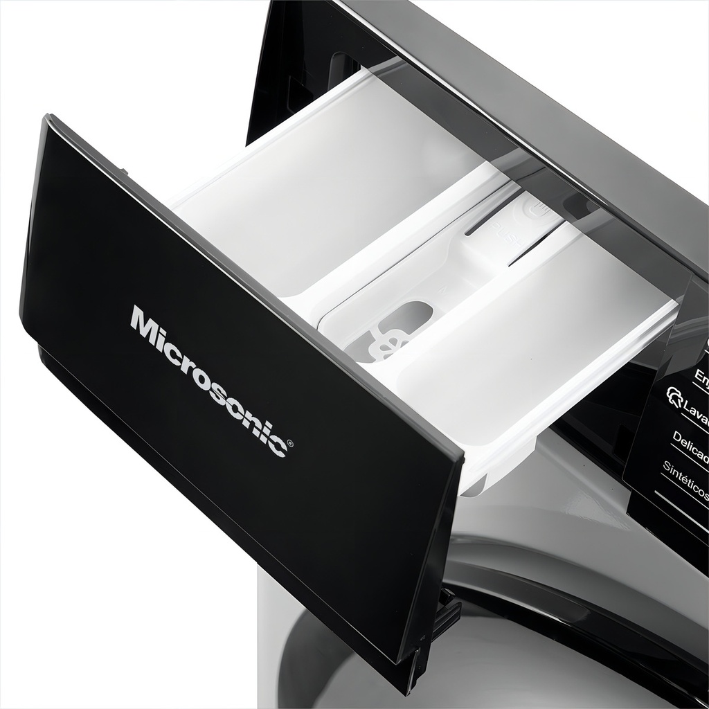 Lavarropas Automático Microsonic Inverter 6kg Frontal Blanco