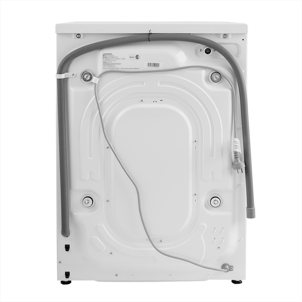 Lavarropas Automático Microsonic 8kg Inverter Frontal Blanco