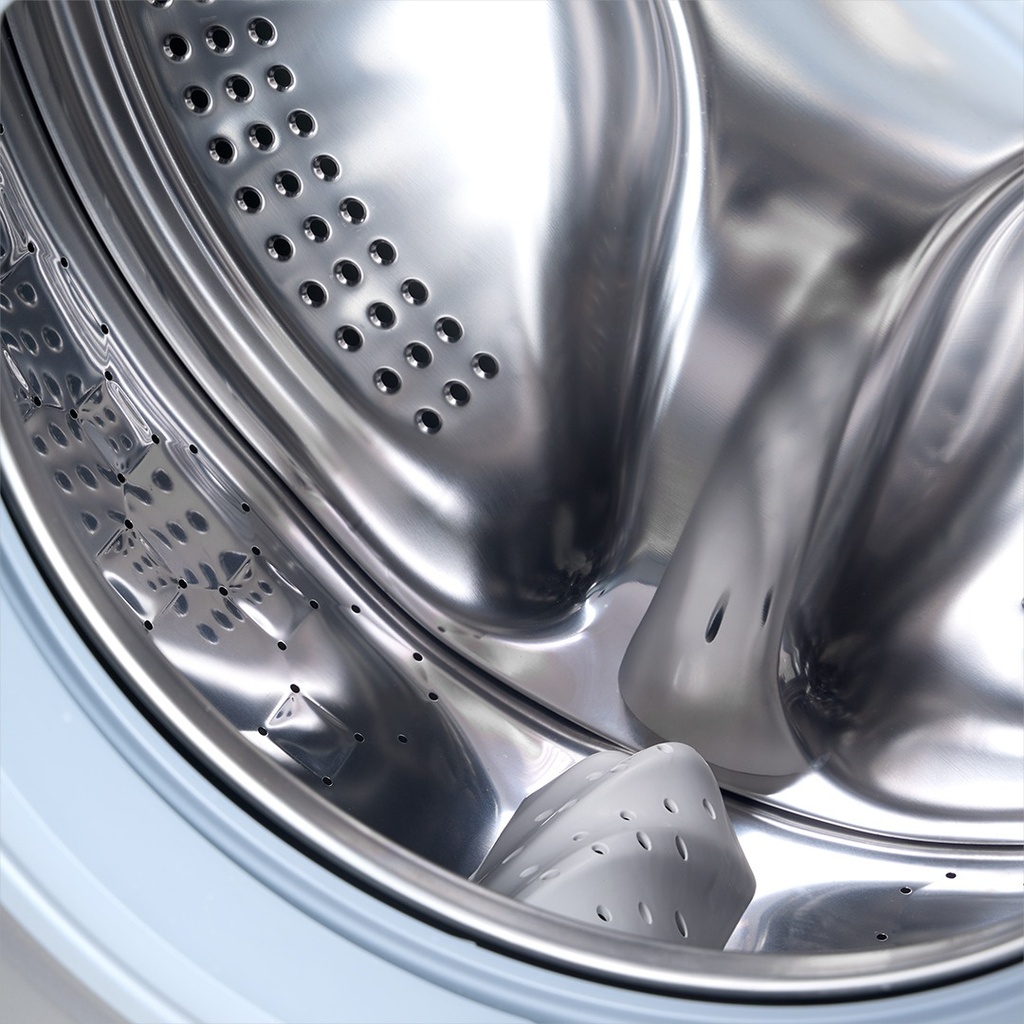 Lavarropas Automático Microsonic 8kg Inverter Frontal Blanco