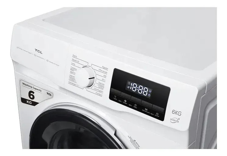 Lavarropas Inverter Effiwash 1200rpm 6kg Carga Frontal TCL