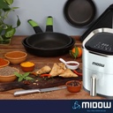 Freidora De Aire Sin Aceite Midow 3.5 Lts 1200w Display Led Blanco