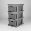 Cajonera Vitta Canasto Organizador Chifonier Yute Deco Moda