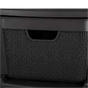 Cajonera Vitta Canasto Organizador Chifonier Yute Deco Moda