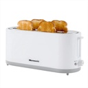 Tostadora Eléctrica Microsonic 4 Panes 7 Niveles Blanco